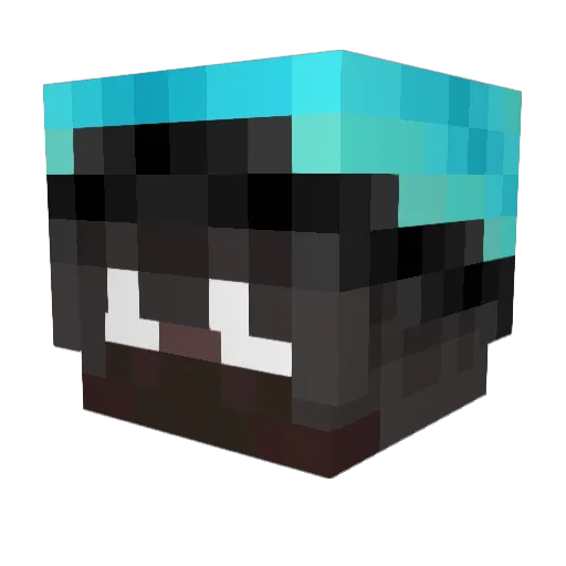 SgtBlaubaer Minecraft avatar head, 3D render