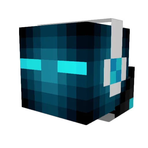 SgtDomo Minecraft avatar head, 3D render