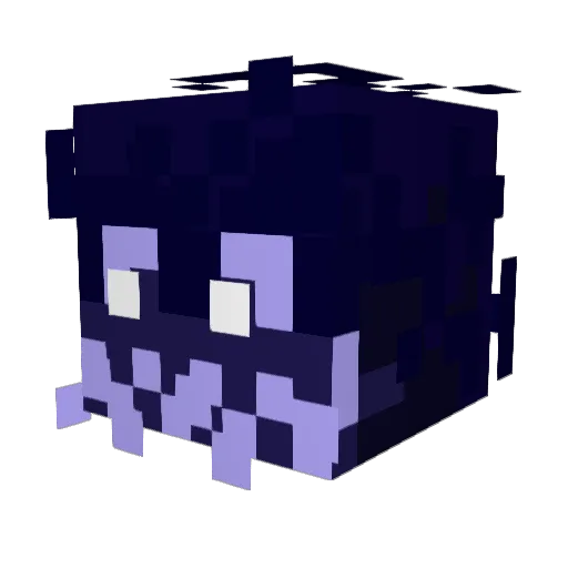 SgtGanjaa Minecraft avatar head, 3D render