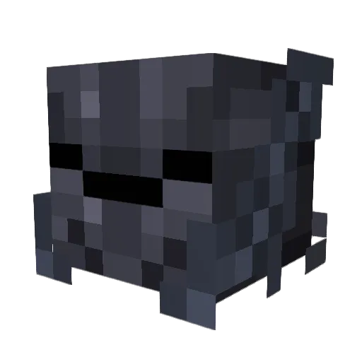SgtGoldfish Minecraft avatar head, 3D render