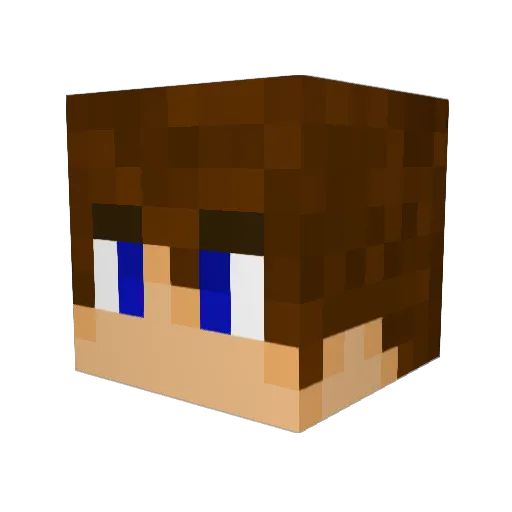 SgtHartmann Minecraft avatar head, 3D render