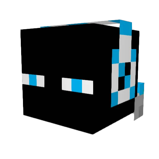 SgtMany Minecraft avatar head, 3D render