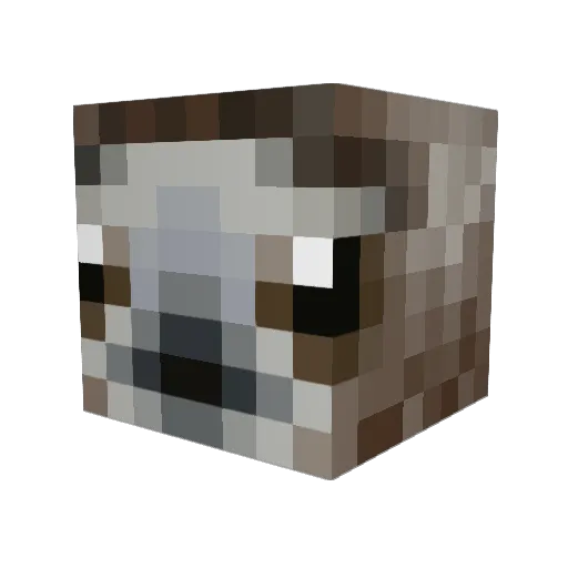 SgtSloth32 Minecraft avatar head, 3D render