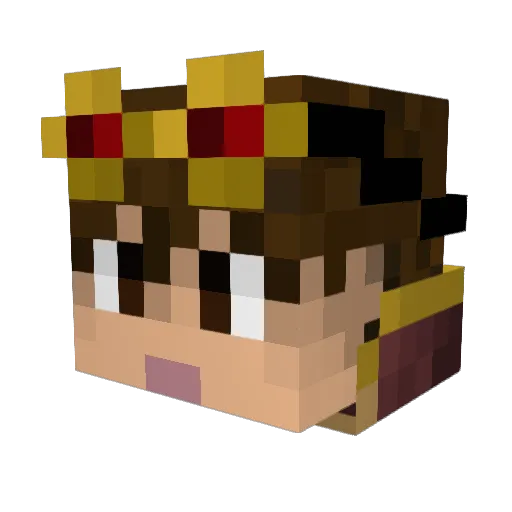 SgtSpade99 Minecraft avatar head, 3D render