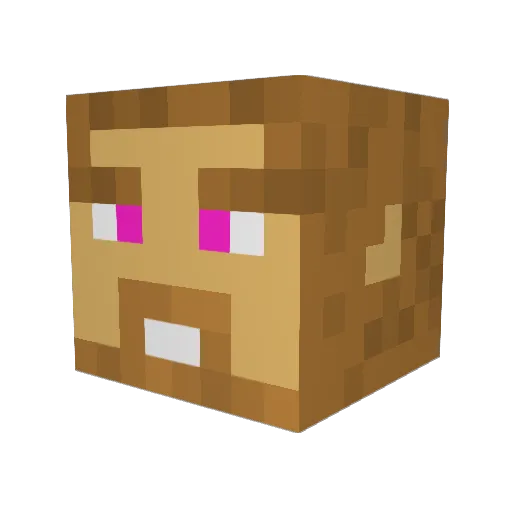 SgtSprinkles117 Minecraft avatar head, 3D render