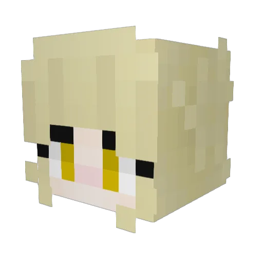 SgtThiccc Minecraft avatar head, 3D render