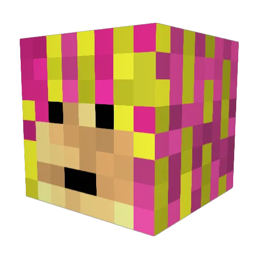 SgtThunderCow Minecraft avatar head, 3D render