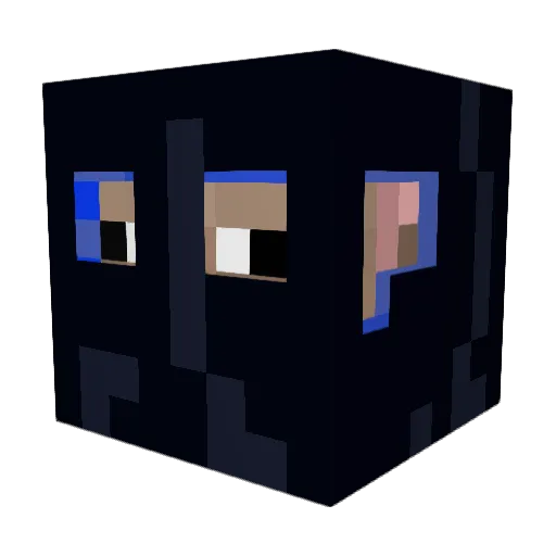 SgtWarriorX Minecraft avatar head, 3D render