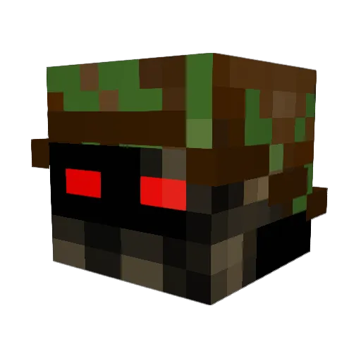 Sgt_Bones Minecraft avatar head, 3D render