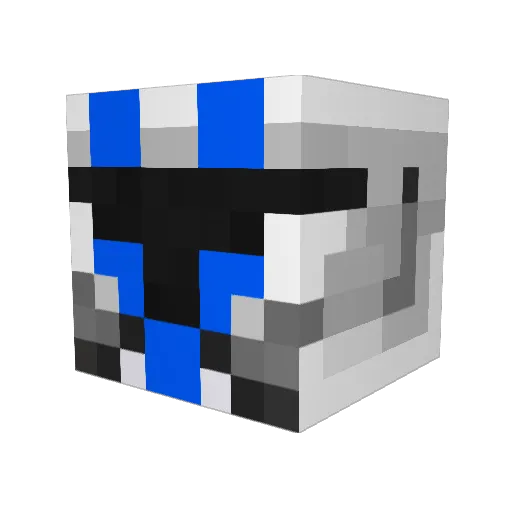 Sgt_Creeper_13 Minecraft avatar head, 3D render