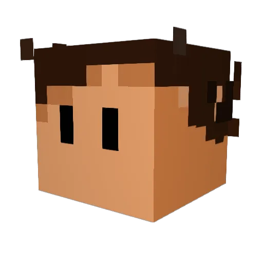 Sgt_Crescendo Minecraft avatar head, 3D render