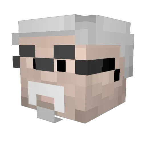 Sgt_Koch Minecraft avatar head, 3D render