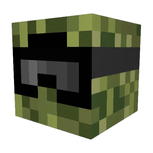 Sgt_Moxon Minecraft avatar head, 3D render