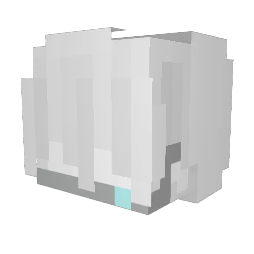 Sh0ckWaVE_YT Minecraft avatar head, 3D render