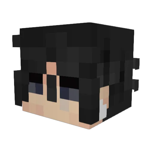 Sh0ri1 Minecraft avatar head, 3D render