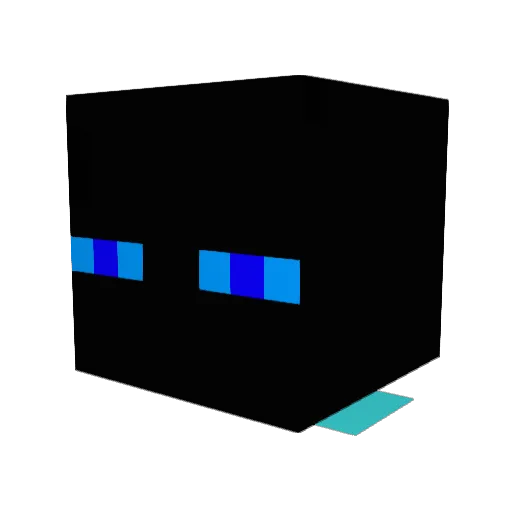 Sh0wtek Minecraft avatar head, 3D render