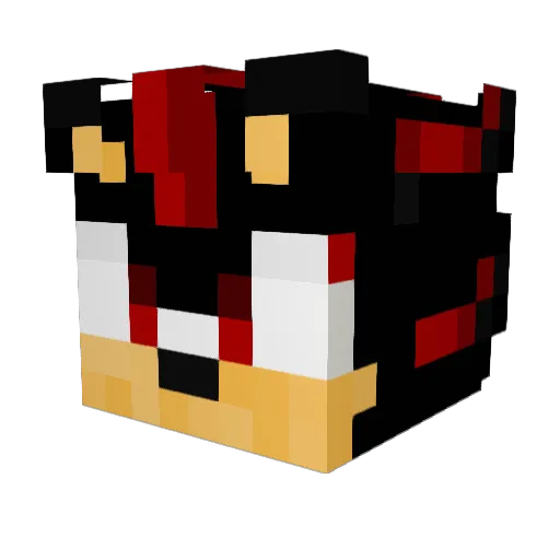 Sh1ff12 Minecraft avatar head, 3D render