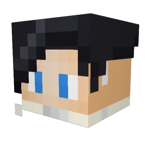 Sh1gen0 Minecraft avatar head, 3D render