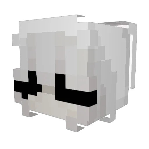 Sh1nnnn_ Minecraft avatar head, 3D render