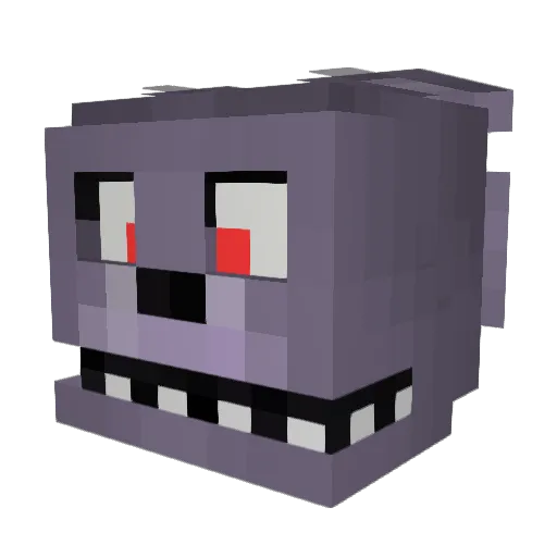 Sh1ryu Minecraft avatar head, 3D render