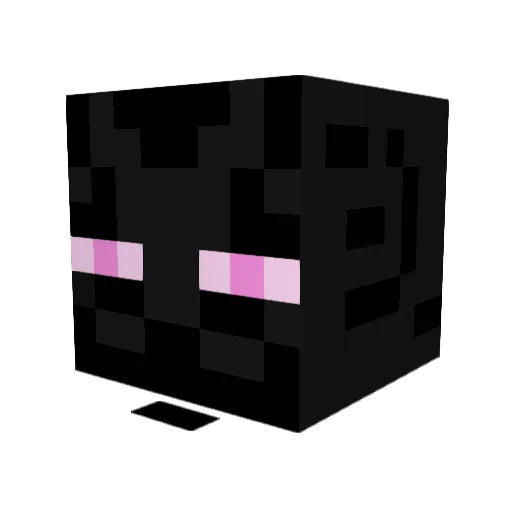 Sh200pro Minecraft avatar head, 3D render