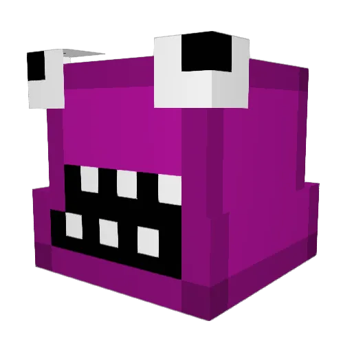 Sh3r1dan Minecraft avatar head, 3D render
