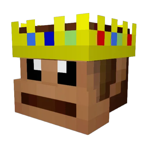 Sh3ro Minecraft avatar head, 3D render