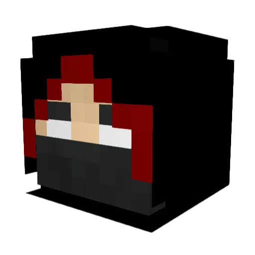 Sh4d0wm4nc3r Minecraft avatar head, 3D render