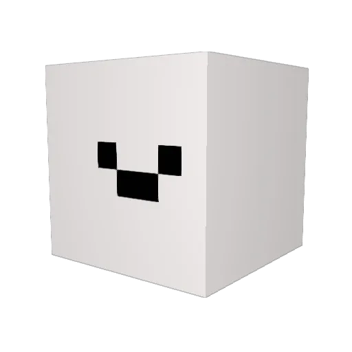 Sh4deblade Minecraft avatar head, 3D render