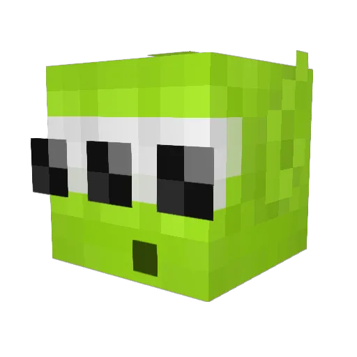 Sh4dow06 Minecraft avatar head, 3D render