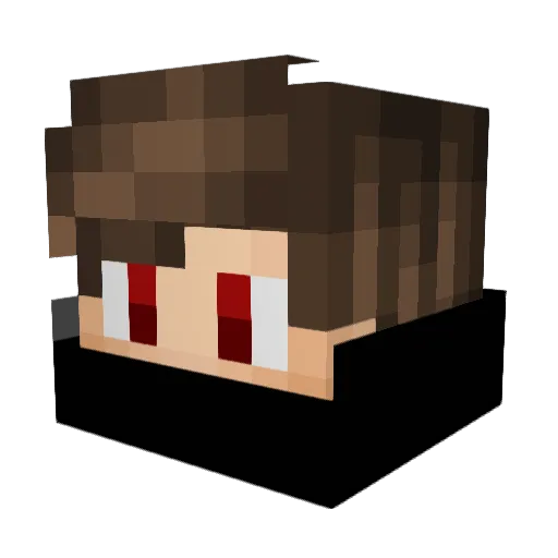ShArK_DaRkYT Minecraft avatar head, 3D render