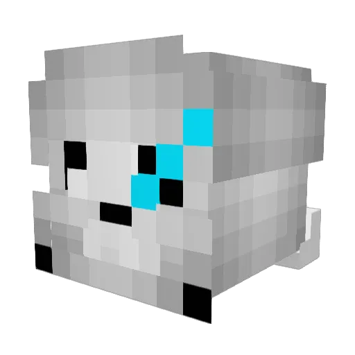 ShDPooL Minecraft avatar head, 3D render