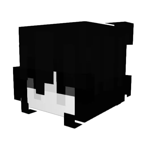 ShDanny Minecraft avatar head, 3D render