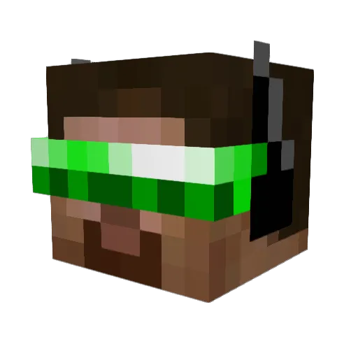 ShOxZ99 Minecraft avatar head, 3D render