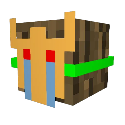 ShaBoyPony1086 Minecraft avatar head, 3D render