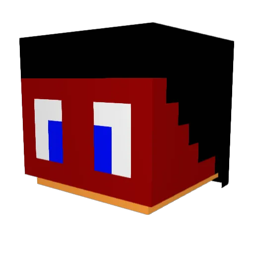 ShaDow_UnDeR Minecraft avatar head, 3D render
