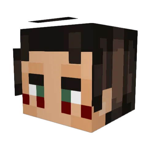ShaRp_0 Minecraft avatar head, 3D render