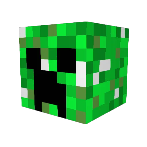 ShaTy1337 Minecraft avatar head, 3D render
