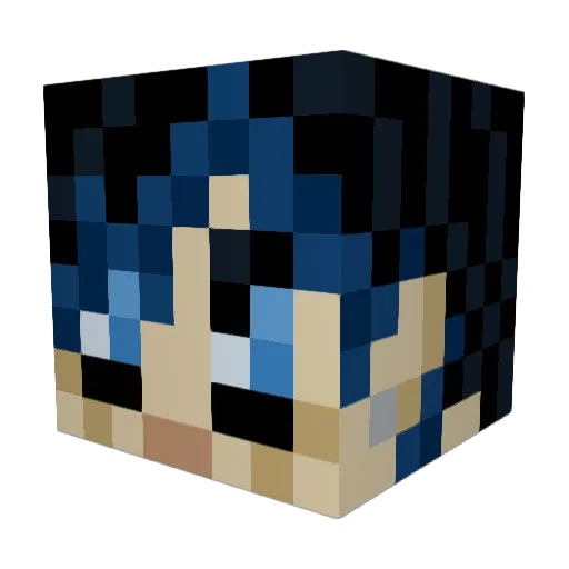 ShaZAM591 Minecraft avatar head, 3D render