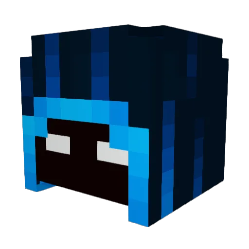 Shaapizzle Minecraft avatar head, 3D render