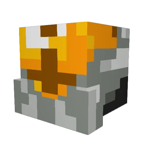 Shabobble Minecraft avatar head, 3D render