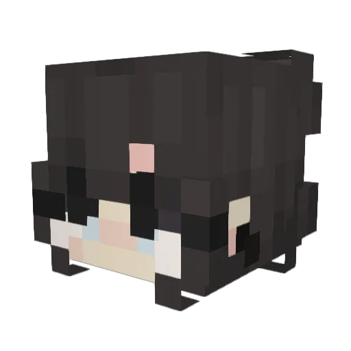 Shaboozle Minecraft avatar head, 3D render