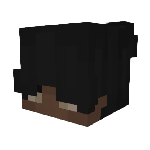Shabzy Minecraft avatar head, 3D render