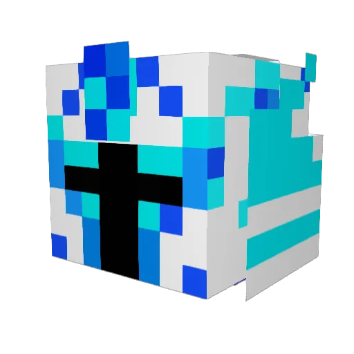Shad0wSw0rd Minecraft avatar head, 3D render