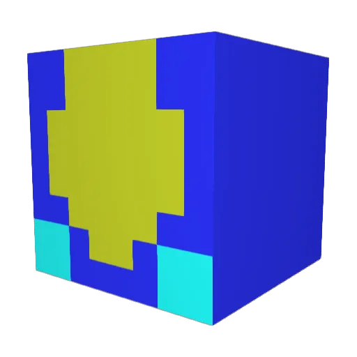 Shad0wtear Minecraft avatar head, 3D render