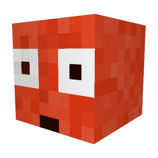 Shad3XD Minecraft avatar head, 3D render