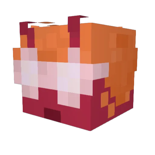 ShadTheCheese Minecraft avatar head, 3D render