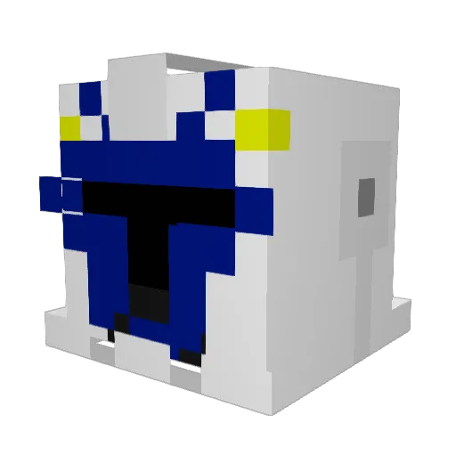 Shad_Flare Minecraft avatar head, 3D render