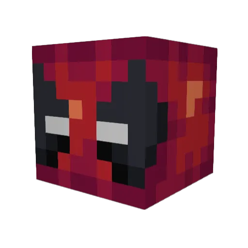 Shadashi Minecraft avatar head, 3D render