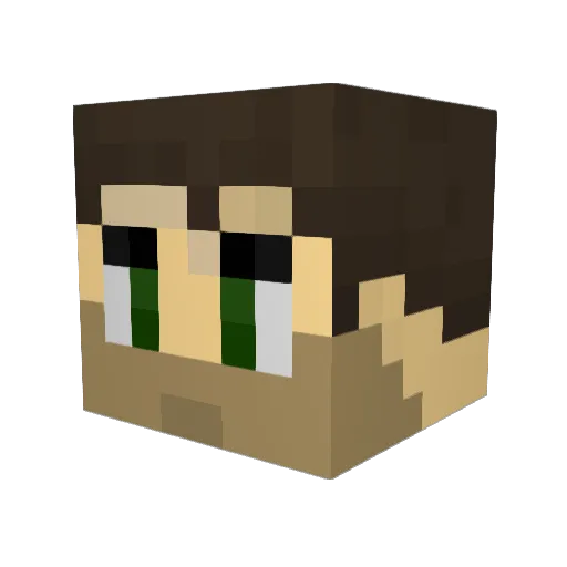 ShaddowMaann Minecraft avatar head, 3D render